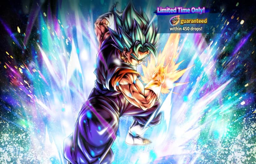 Super Saiyan God SS Vegito (UL, Red) rate-up banner