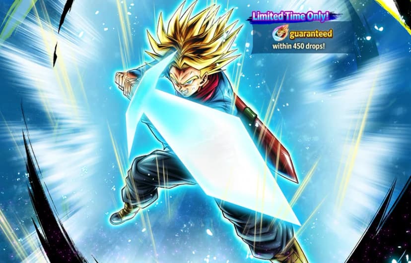 Super Saiyan Trunks (Adult) (UL, Green) rate-up banner