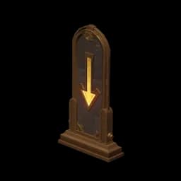 Area Marker: Downward