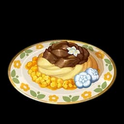 Berries and Fried Meat