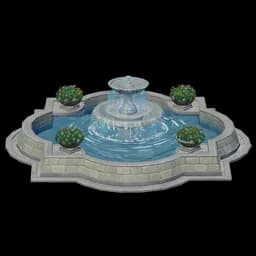 Bird and Blossom Design Fountain