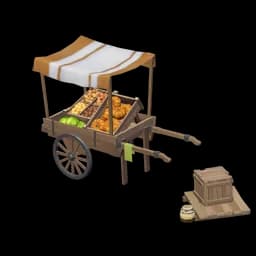 Bountiful Harvest Fruit Cart