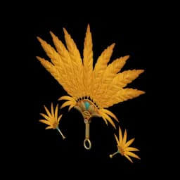 Desert Wall-Drapes: Flaming Feathers