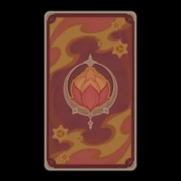 Flaming Flower Stamen (Card Back)