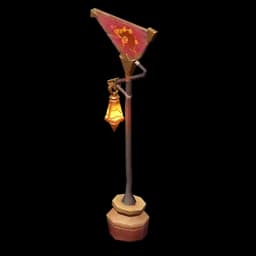 Flammabomb Wood "Dancer" Street Lamp