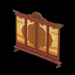 Floral Screen: Jade and Gold