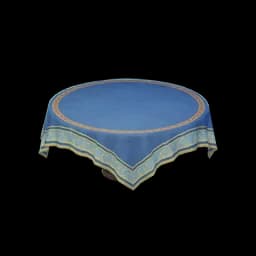 Frost Moon Round Table: A Soft Blue Sky