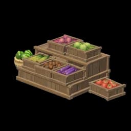 Fruit and Veggie Stall: Harvest Bounties