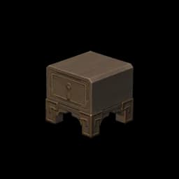 Gold-Lined Sandbearer Nightstand