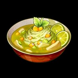 Grainfruit Meat Soup