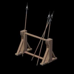 Hardwood Weapon Rack