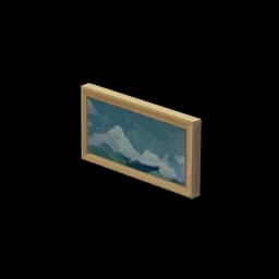 Landscape Painting: Distant Clouds