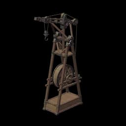 Large Winch-and-Axle Crane