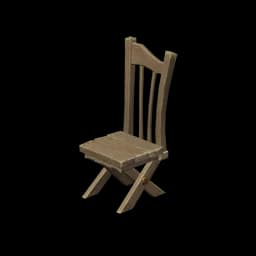 Mallow Wood Chair: "E-Z Fold"