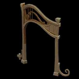 Mallow Wood Doorframe: "Gentle Melody"