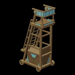 Mallow Wood "Enhanced" Platform Ladder