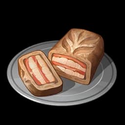 Meat-Filled Rye Bun