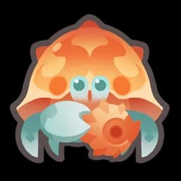 Orange-Red Armored Crab