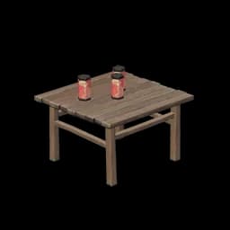 Otogi "Rakushi" Square Table