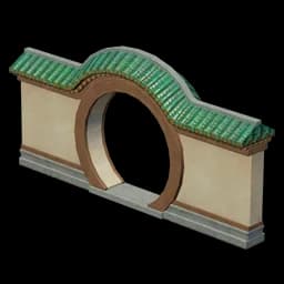 Perimeter Wall: Scenic Archway