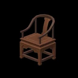 Pine-Backed Tea Chair