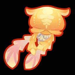 Rampaging Clear Gold Hat Jellyfish