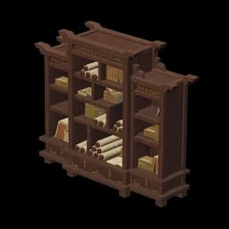 Red Cedar Scroll Shelf