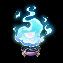 Smoldering Phosphorescent Flame