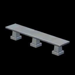 Smooth Stone Bench