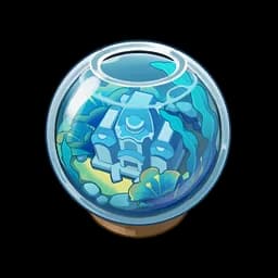 "Swirling Scene in a Bottle"