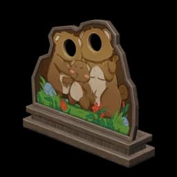 Tanuki Hugs Photo Board