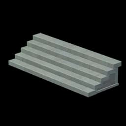 Textured Whitestone Stairs