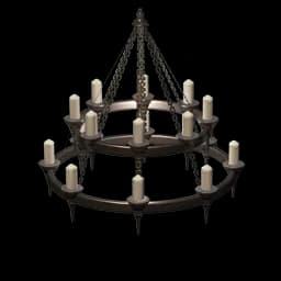 Two-Tier Candle Chandelier