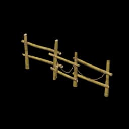 Weathered Bamboo Fence