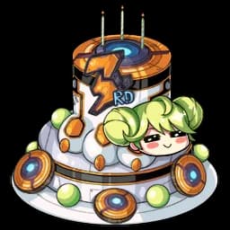 Anniversary Neko-Paw Cake