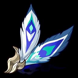 Jade-colored Feather