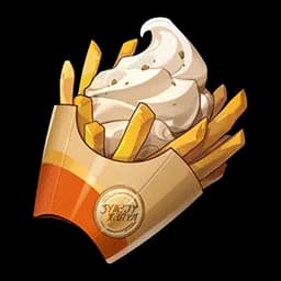Potato Fries Sundae