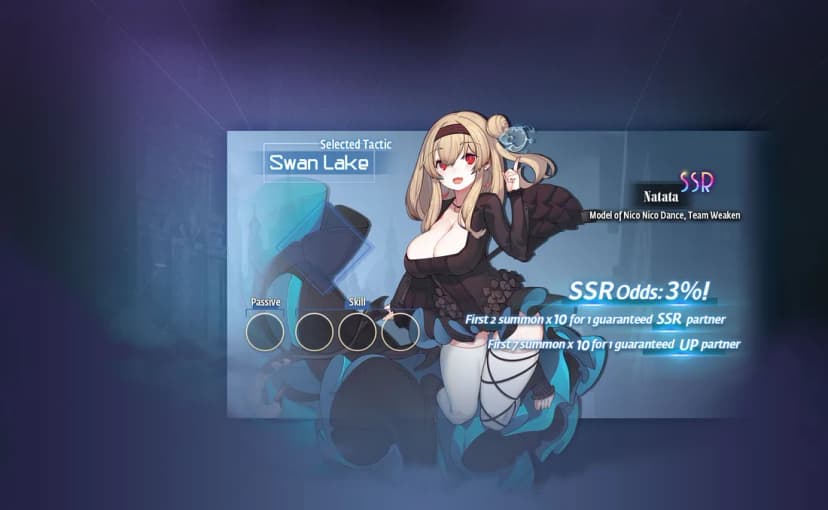 Natata rate-up banner