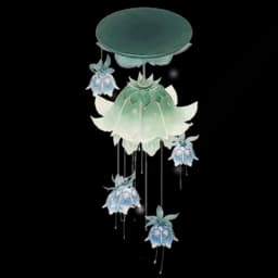 Blue Windbell Pendant Light