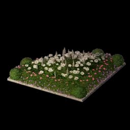 Corner Flowerbed