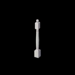 Courtyard Railing Post