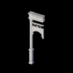 Curved Fence (Narrow)