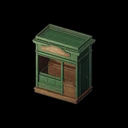 Dark Green Newsstand