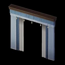Draped Satin Curtains