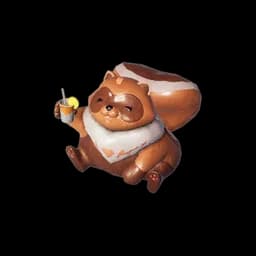 Drinking Bibcoon Statue