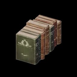 Gilded Book Stack
