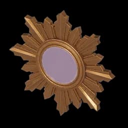 Golden Hoop Wall Ornament