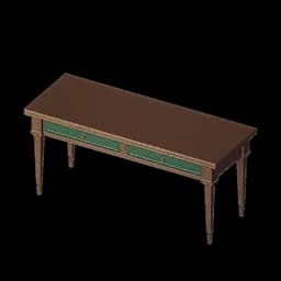 Green Drawer Table