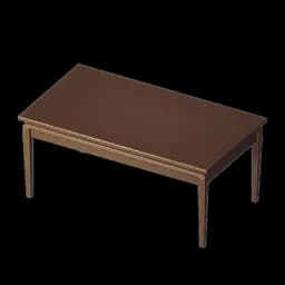 Long Wooden Pattern Desk