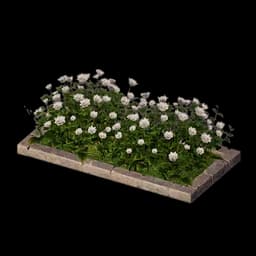 Moonlit Flowerbed